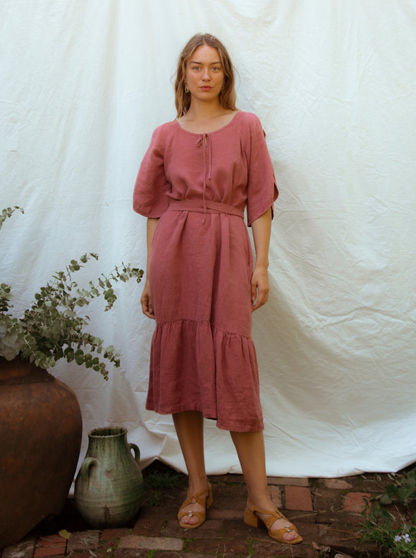 Coast Dress | Dusty Red