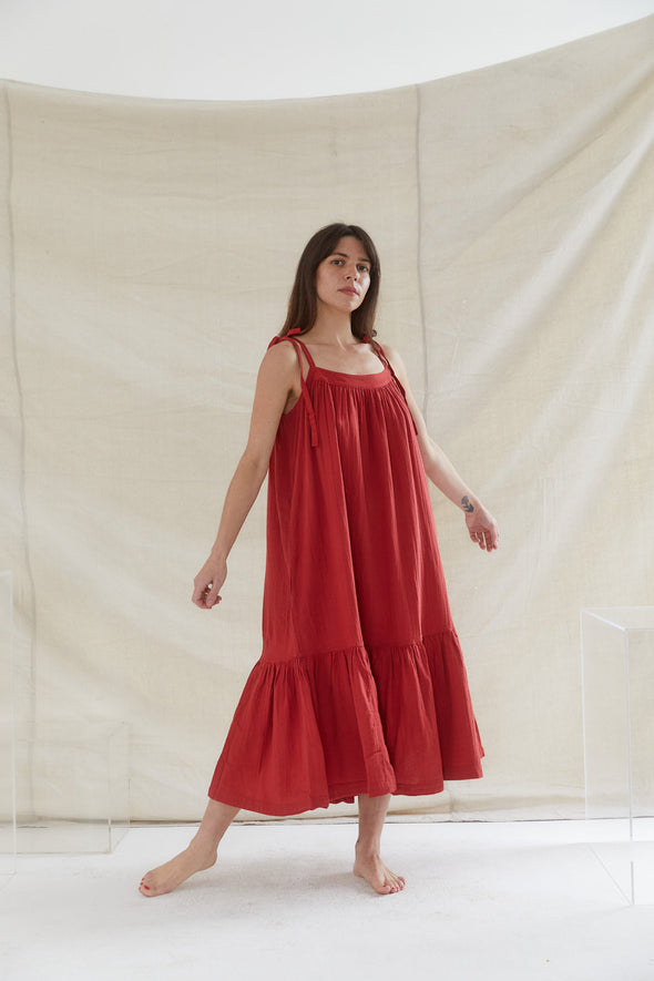Zinnia Dress | Red