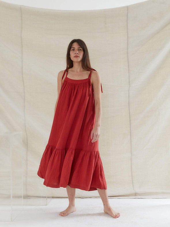 Zinnia Dress | Red
